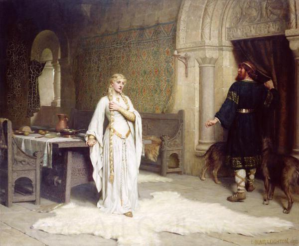 Edmund Blair Leighton Lady Godiva Spain oil painting art